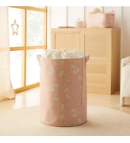 Ocean Home Textile Çocuk Odası Ağzı Büzgülü Deniz Kızı Oyuncak Sepeti 36 x 50 cm