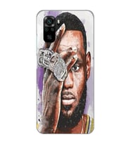 Xiaomi Redmi Note 10 / Note 10S Uyumlu Lebron James Tasarımlı Şeffaf Telefon Kılıfı