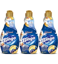 Bingo Soft Çamaşır Yumuşatıcı Konsantre 1440ML Lilyum (3 Lü Set)