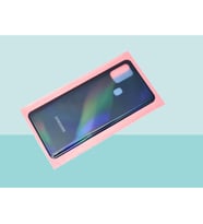 Samsung Galaxy A21S A217 Uyumlu Arka Kapak Batarya Kapağı - SİYAH