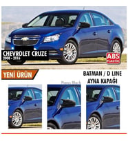 Chevrolet Cruze Yarasa Ayna Kapağı Piano Black Parlak Siyah