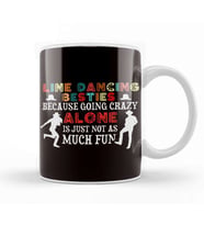 Line Dancing Besties Line Dancer Country Dance Western Music Kupa Bardak Porselen