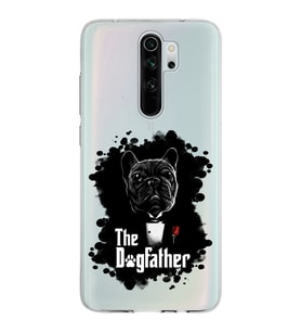 Xiaomi Redmi Note 8 Pro Uyumlu Kapak Dog Father Tasarımlı Şeffaf Silikon Kılıf