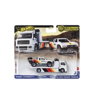 Hot Wheels Premium Team Transport Hrv39 Car Culture Fleet Street & Toyota Off-Road Truck