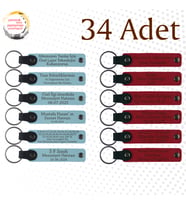 G Mavi & Kırmızı, 34’lü Set, Kişiselleştirilebilir Hatıra, Tüm Öğrencilere Küçük Ama Anlamlı Hediye