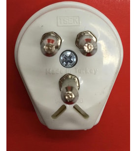 Viko Üçgen Telefon Fişi (Beyaz)