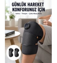 3 Seviyeli Titreşimli Isıtmalı Diz Bakım Masaj Cihazı Yeni Nesil