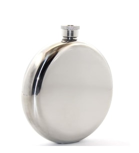 Paslanmaz Çelik Yuvarlak 8 Oz Tekli Matara