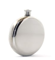 Paslanmaz Çelik Yuvarlak 8 Oz Tekli Matara