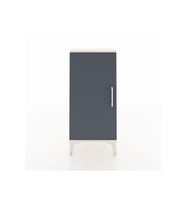 Arges Komodin 2 Raflı Tek Kapaklı 44x30x96 Aytaşı-Antrasit