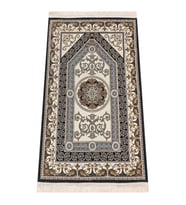 Desenli Şönil Seccade - Siyah (STD)
