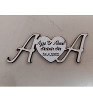 10 CM Magnet Söz Nişan Nikah Düğün 25 Adet