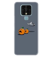 Tecno Camon 16 18P Pova Pova 3 Pova Neo Kılıf Desemli Silikon Orange Escape 1374