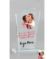 Gifttime Anneye Özel Hediye  Kristal Ödül