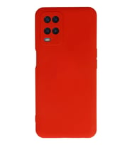 Newface Oppo A54 4G Kılıf Nano içi Kadife Silikon - Kırmızı