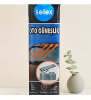 Vantuzlu Oto Güneşlik 130x60 cm (Balonlu Lüks)