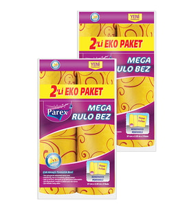 Mega Rulo Temizlik Bezi 2'li Eko Paket  İkili Set