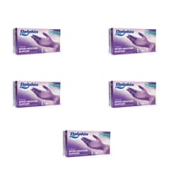 Dolphin Tek Kullanımlık Lila Nitril Eldiven - Muayne Eldiveni Large Büyük Boy - 100'lü 5 Paket