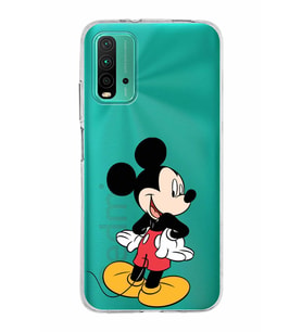 Xiaomi Poco M3 Uyumlu Kapak Mickey Mouse Tasarımlı Şeffaf Silikon Kılıf