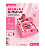 Çok Bölmeli Makyaj ve Kozmetik Düzenleyici, Pratik ve Şık Saklama Çözümü