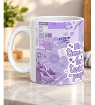 Pastel Vizyon Panosu Kolaj Desenli Sevdiklerinize Hediye Porselen Kupa Bardak