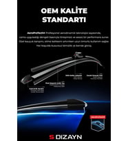 S-Dizayn Skoda Kodiaq Ön Cam Silecek Seti 2017-2024 Premium Araca Özel 60-53 Cm A+ Kalite