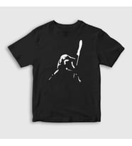 Presmono Unisex Çocuk Siyah Guitar Smash The Clash T-Shirt 380082tt