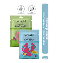 Dermokil Peeling Etkili ( Soyulabilir ) Ayak Maskesi 30 ml + Onarıcı El Maskesi 30 ml 2 ' li Set