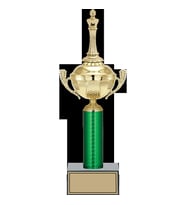 ODAK KUPA - Figürlü Kupalar - Satranç Figürlü Kupalar FG-050 A - 39 cm