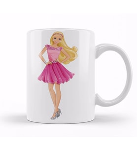 Barbie  Kupa  Bardak   Porselen