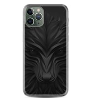 Apple iPhone 11 12 13 14 Pro Max Kılıf Desemli Silikon Black Fox 1325