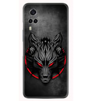 Vivo Y53s Kılıf Resimli Desenli Silikon Platinium Series Dark Wolf 1813