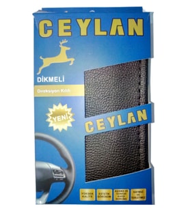 Oto direksiyon kılıfı düz siyah