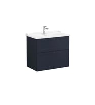 VitrA Root Classic Lavabo Dolabı  80cm  2 Çekmeceli Mat Lacivert 68874