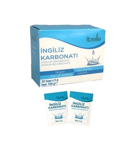 Fibrelle Sodyum Bikarbonat (İngiliz Karbonatı)  Saşe  ( 1 Saşe = 5 g )