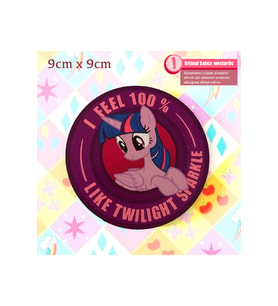 Renkli Twilight Temalı 9 cm Ahşap Bardak Altlığı
