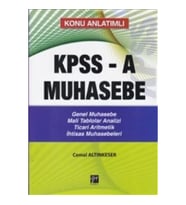 Konu Anlatımlı KPPS-A Muhasebe