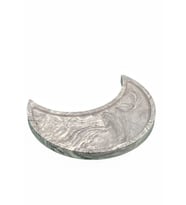 betonmall Beton Marble Serisi Hilal Sunum Servis Tepsisi Dekoratif Sunumluk Orgaziner Takılık