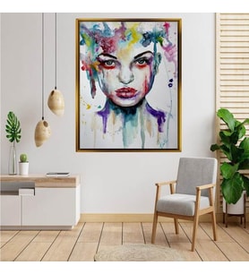 Altın  Çerçeveli tablo n824