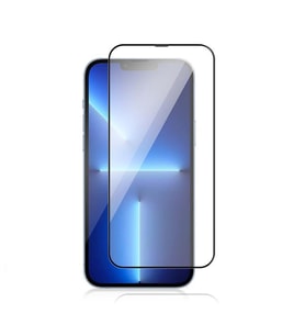 Vendas iPhone 13 Pro Max Full Glass Anti-Dust Ahize korumalı Cam Ekran Koruyucu (Siyah)