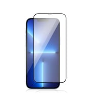 Vendas iPhone 13 Pro Max Full Glass Anti-Dust Ahize korumalı Cam Ekran Koruyucu (Siyah)