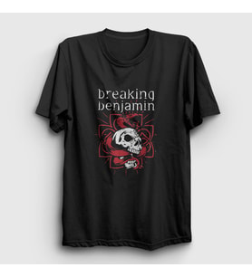 Presmono Unisex Siyah Snake Breaking Benjamin T-Shirt 388171tt