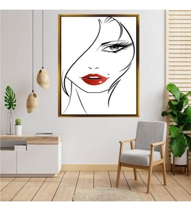 Altın  Çerçeveli tablo n762