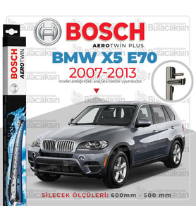 Bosch Aerotwin Muz Silecek Takımı Bmw X5 E70 2007-2013 ile uyumlu