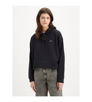 Levi's Kadın Kapüşonlu Siyah Sweatshirt - 001TZ-0000