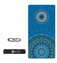 Tusi Yoga Matı ve Pilates Minderi Kilim Desenli Mavi