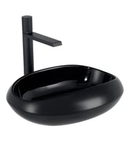EY-4710S Tezgah Üstü Lavabo Parlak Siyah
