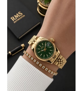 RMS Romanson Vintage Mini Kasa Özel Kordon 2 Yıl Garantili 3 Atm Kadın Kol Saati+Bileklik A2145.29