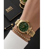 RMS Romanson Vintage Mini Kasa Özel Kordon 2 Yıl Garantili 3 Atm Kadın Kol Saati+Bileklik A2145.29