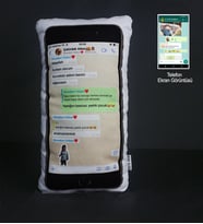 Kişiye Özel Hediyelik Telefon Ekran Görüntüsü Yastık